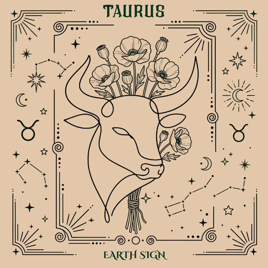 taurus colored bg